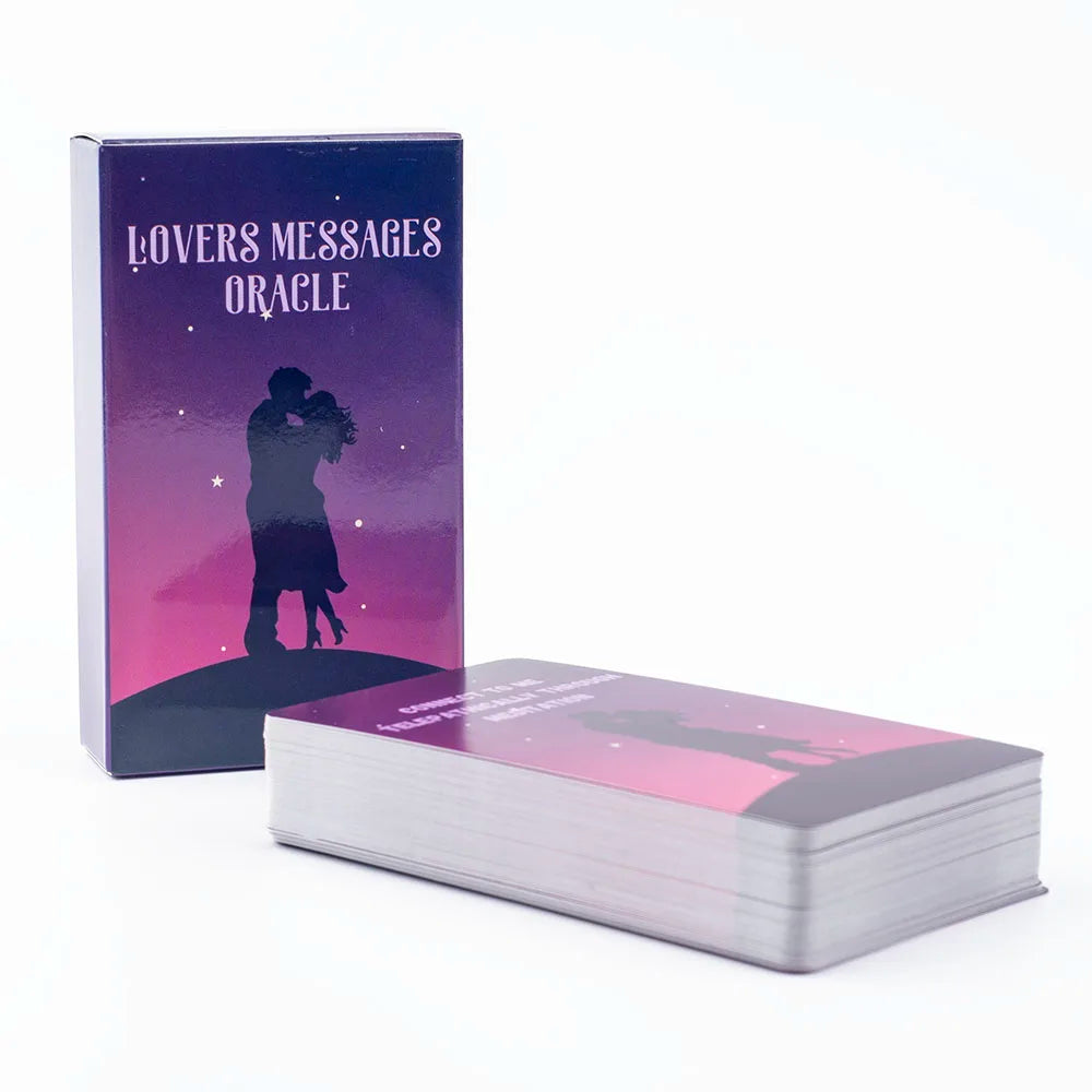 64Cards Lover Messages Oracle Cards For Family Party High Quality Fortune Telling Divination Cards Deck Board Game 10.3*6Cm