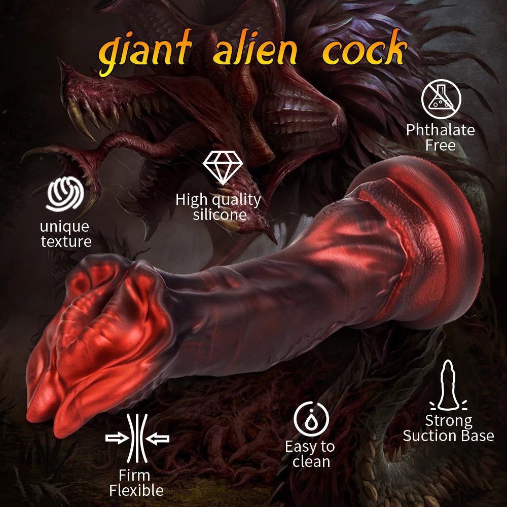 8.7inch Thick Monster Dildos with Strong Suction Cup for Women, Fantasy Silicone Dildo, Big Large Anal Dildo, Adult Sex Toy