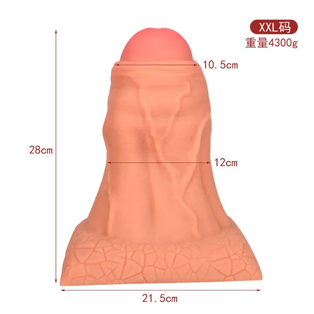 Huge Anal Plug Soft Silicone Anus Expansion Dildo Butt Plug Vagina Stimulation Prostate Massage Anal Sex Toys For Men Women Gay