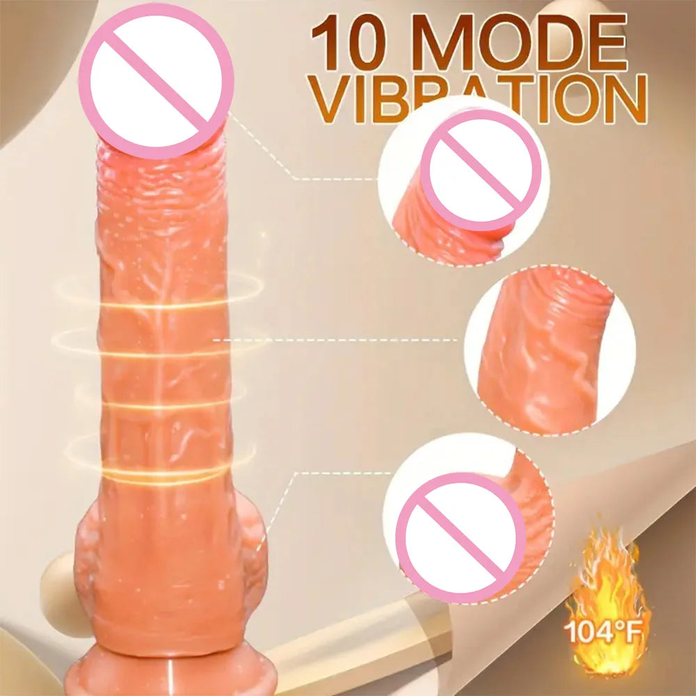 Realistic Dildo Vibrator Penis Telescopic Massager vibrating female Masturbation Remote Control Big Dick Anal 18 Adult Sex Toys