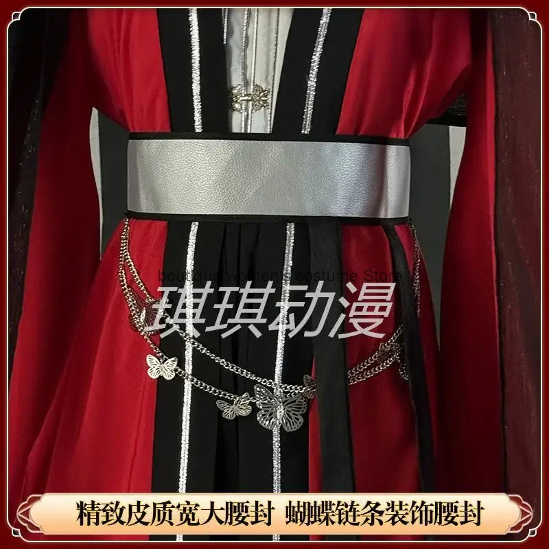 Tian Guan Ci Fu Huacheng Cosplay Costume Young Sanlang Costume Ghost King Hua Cheng Cosplay Set Ancient Huacheng Hanfu Dress