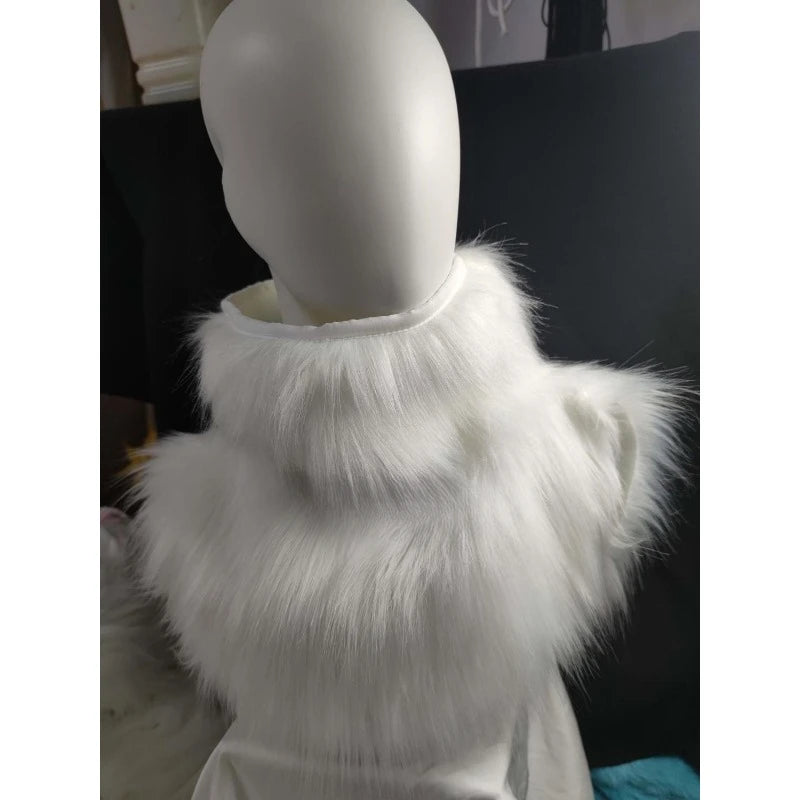 Kigurumi Furry Neck Fur Collar Customizable Multi-Color Animal Halloween Cosplay Accessories Japanese Style Mascots Costumes