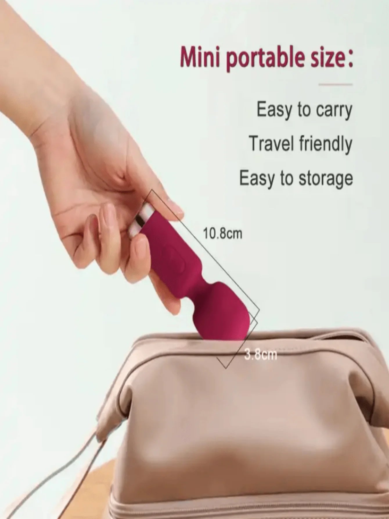 Mini Av Dildo Vibrator 10 Powerful Vibrator G-Spot Vaginal Nipple Stimulator Sex Toys Adult Masturbation Products