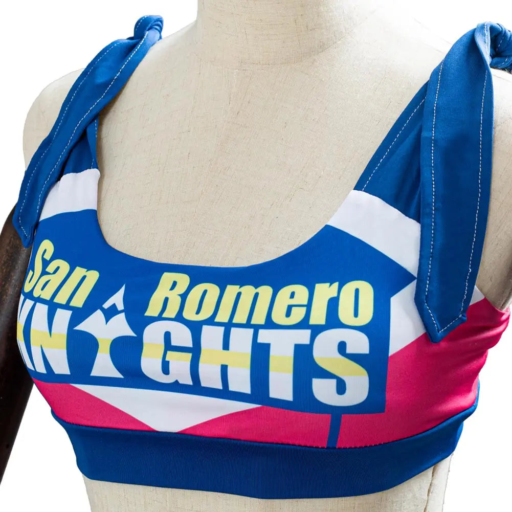 Lollipop Chainsaw Costume Juliet Starling Cosplay Costume Uniform Girls Adult Women Dress Top Party Halloween Cosplay Costumes