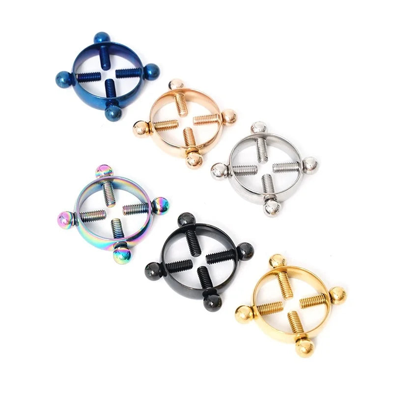 Exotic Accessories Adjustable Nipple Rings Clamp Sex Toys For Women Bdsm Adult Game Fetish Bondage Equipment Erotic Shop Gadgets
