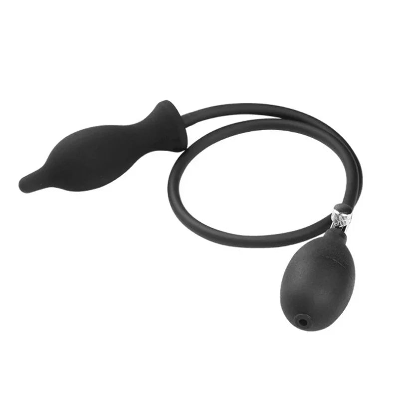 Inflatable Anal Dildo Plug Expandable Butt Plug with Pump Sex Toys for Women Men Anal Dilator Massager Adult Products Silicone