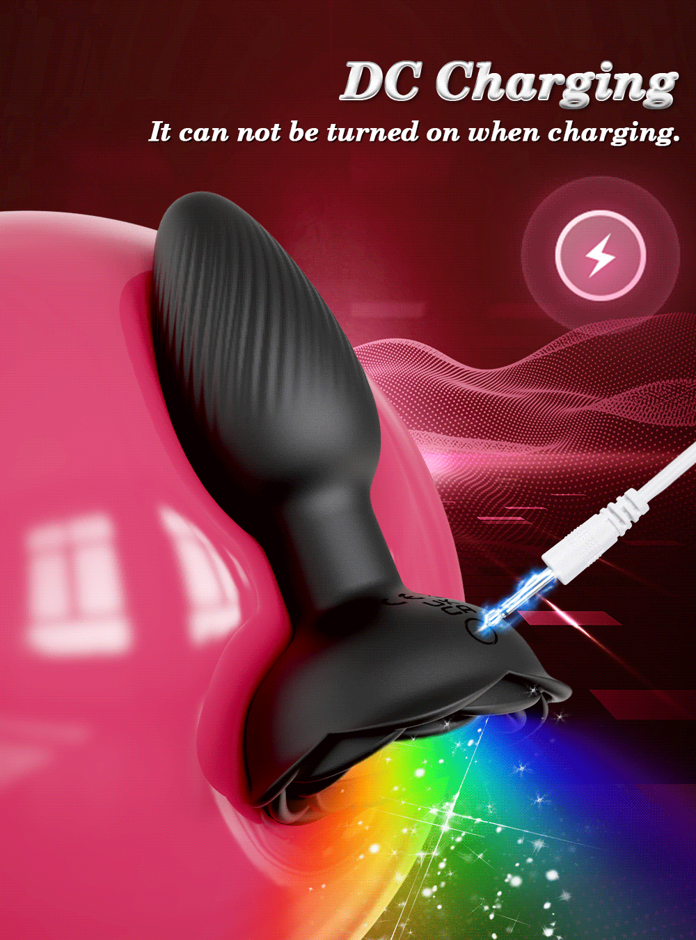 Anal Plug Vibrator Gay Massager Glow Anal Toy Butt Plug Stimulator Masturbation Tools Penetration Anal Plug Vibrating Man Women