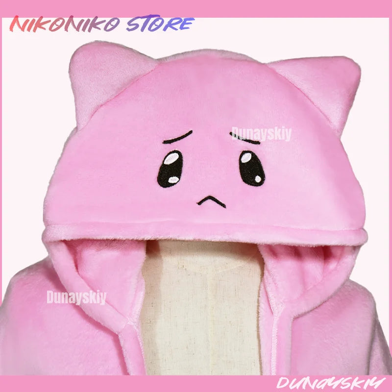 Game Needy Girl Overdose KAngel Cosplay A P Pink Cat Head Air Conditioning Carpet Anchor Girl Heavy Dependence On COS Sugar