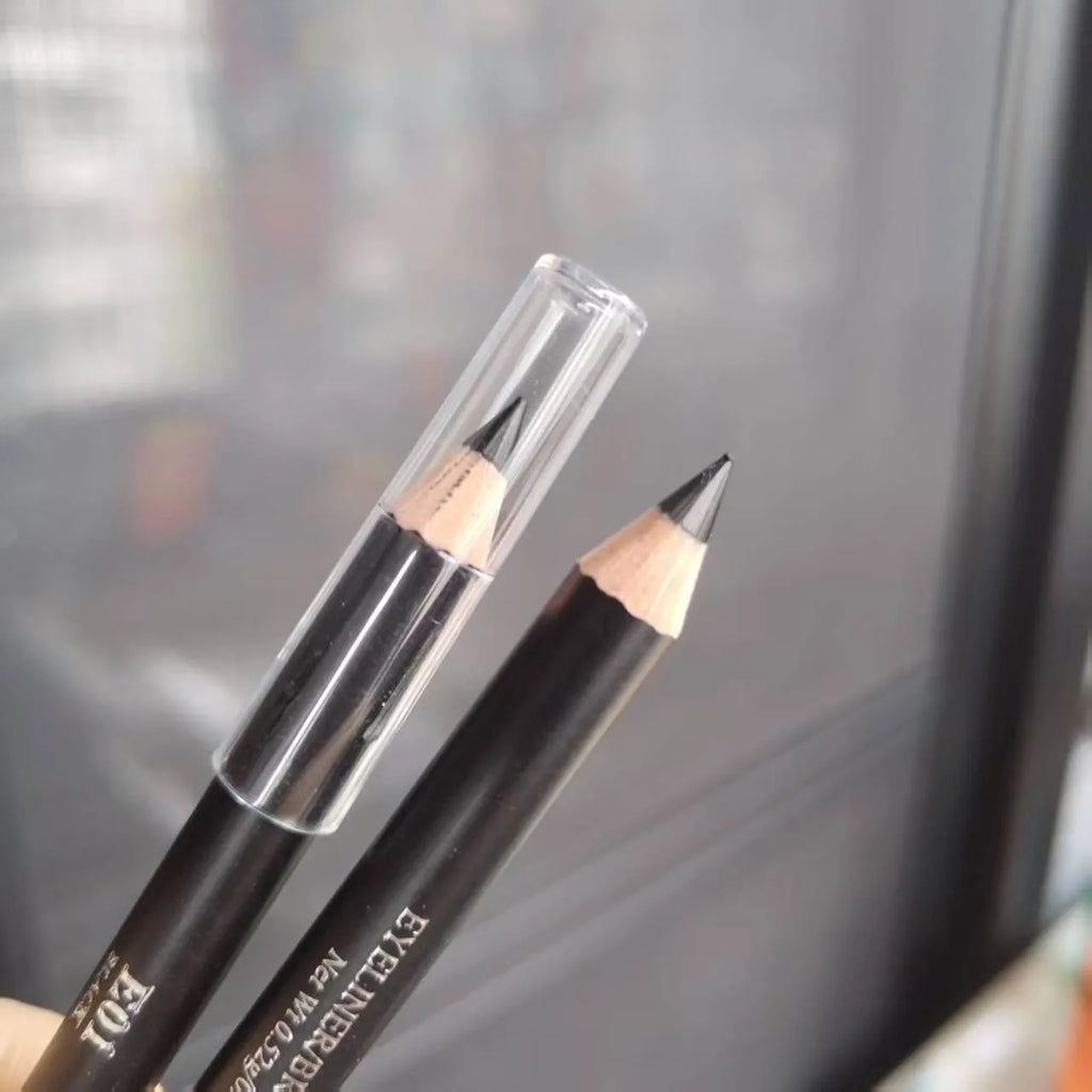 Professional Multi-Function Wooden Makeup Pencil Waterproof For Eyebrows & Eyeliner  All-in-One Precision Tip Long Wear Cosmetic