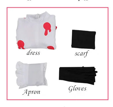 Niffty Anime Hazbin Niff Cosplay Costume Suit Cute Devil Roleplay Clothes Uniform Hotel Cosplay Halloween Party Women Dress