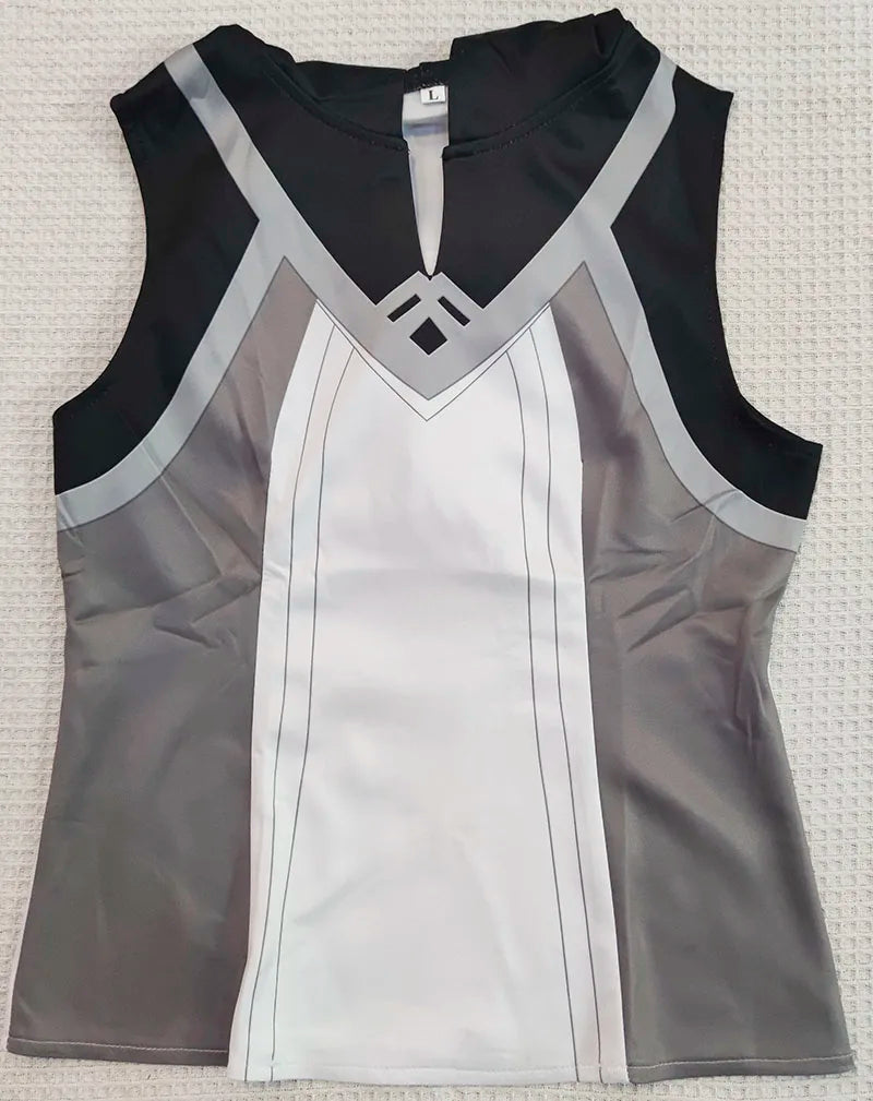 Vi Acrane Cosplay Costume Game Arcane Vi Red Wig Leather Jacket Halloween Carnival Outfits Vi Shoes Boots