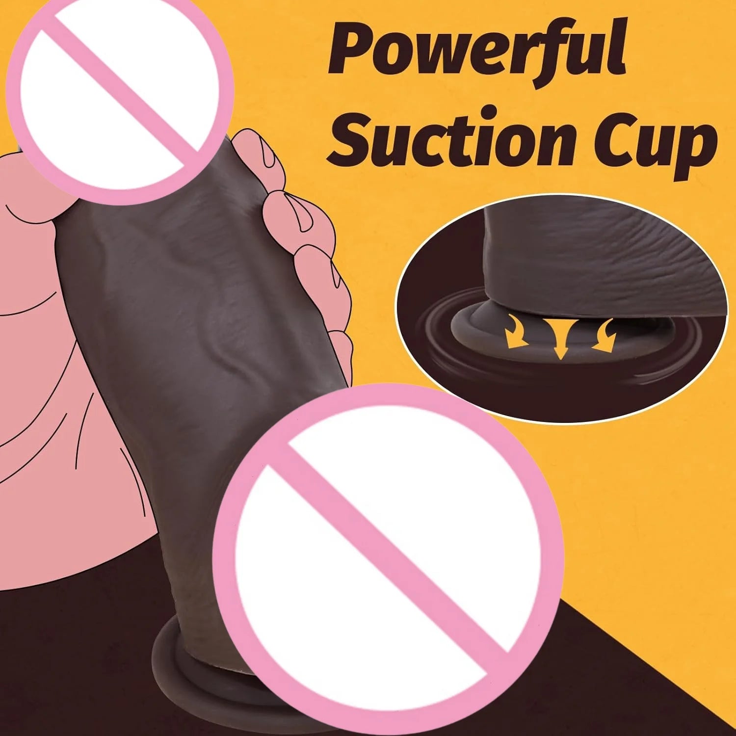 Realistic Silicone Dildo with Suction Cup Anal G-Spot Masturbator Penis Adult Sex Toys Huge Dildos for Women Rubber Cock Gode