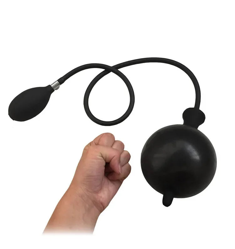 Inflatable Anal Dildo Plug Expandable Butt Plug with Pump Sex Toys for Women Men Anal Dilator Massager Adult Products Silicone