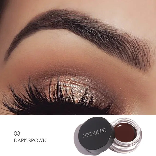 Wholesale FOCALLURE Eyebrow Cream Gel Enhancers Long-lasting Waterproof Eye Brows Pomade Gel With Brushes For Women Makeup