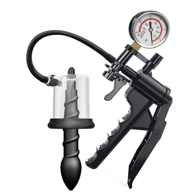 Anal Vacuum Pump Manual Air Pressure Powerful Butt Plug Male Female Masturbators Prostate Massage Sex Toys for Women Men 18+