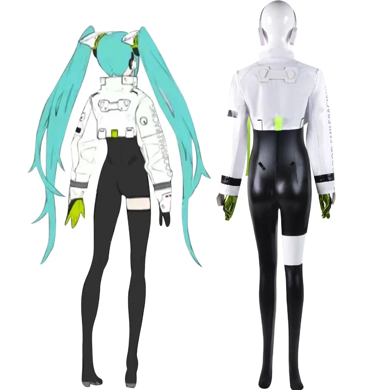 Anime Mikuu 2022 Racing Cosplay Costumes Game Hatsune Miku Anime Cosplay Costume For Women Halloween Carnival Party Comic Con