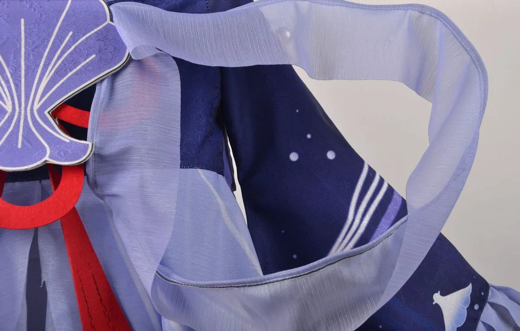 Sangonomiya Kokomi Cosplay Costume Pearl of Wisdom Kokomi Outfit Dress Wig Full Set Comic Con