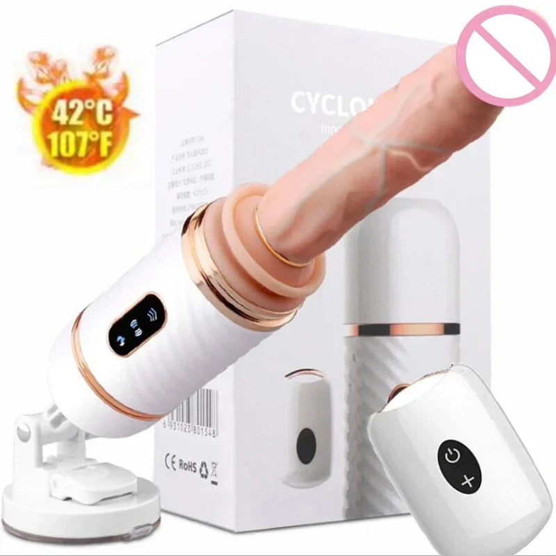 Realistic Dildo Remote Control Automatic Sex Machine Big Penis Vibrator Retractable Dildo Female Masturbator Suction Cup