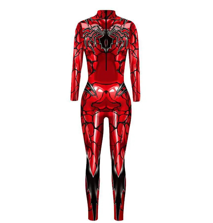 MINISO Sexy Spiderman Iron Man Gwen Stacy Bodysuit Cosplay Costume Women Jumpsuits Superhero Halloween Party Clothes