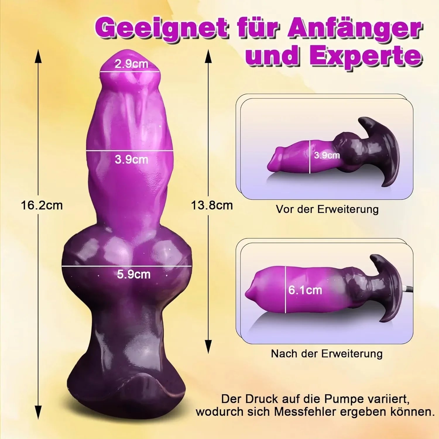 New Inflatable Animal Penis Big Monster Dildo penetration anal Wearable Anal Plug P Spot Stimulator Adult Sex Toys For Women Gay