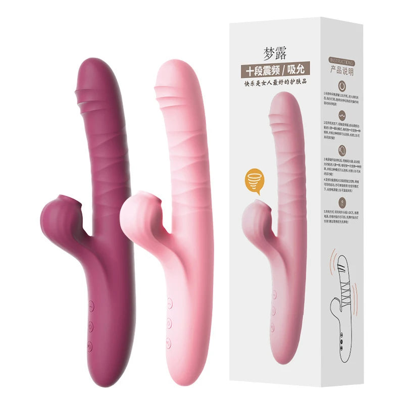20 Speed Sucking Vibrators G Spot Dildos Vibrators 2 in 1 Adult Women Sex Toys Clitoral Sucker Clitoris Stimulator Massager 18+