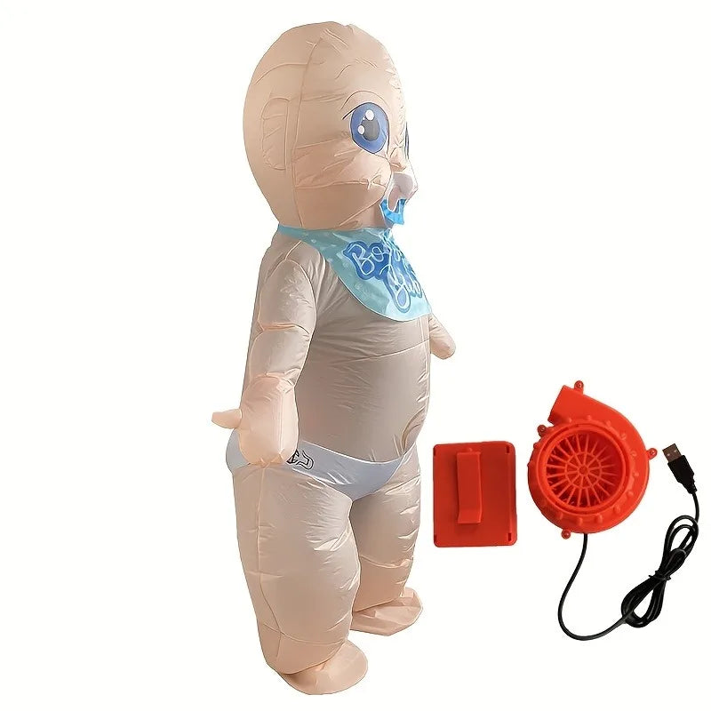 Cute Giant Baby Inflatable Costume - Cute Monster Theme, Halloween and Role Playing Parties