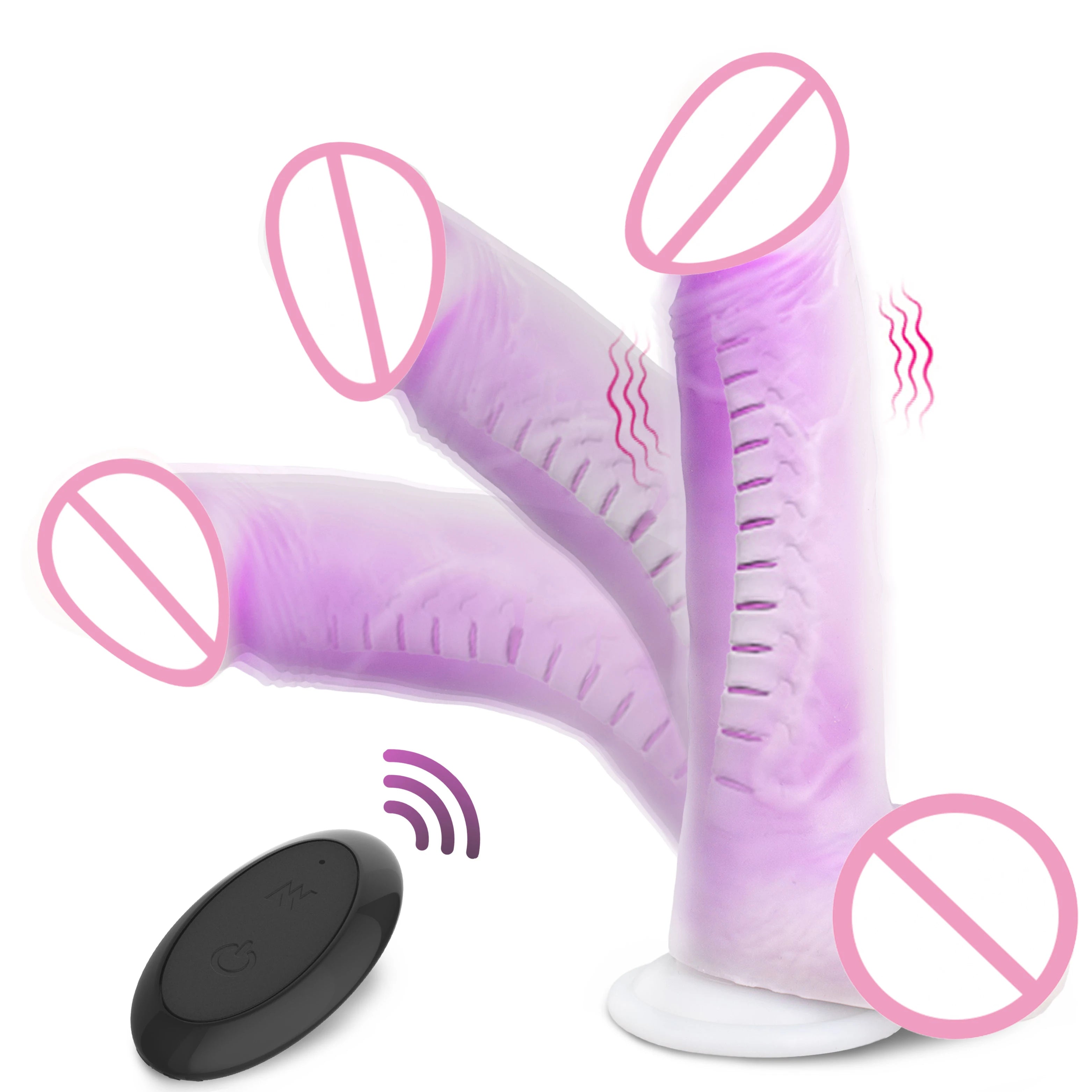Multi-Angle Adjustable Dildo Vibrator Female Masturbator Big Penis Vaginal Stimulator G-spot Massager Sex Toys for Women 18+