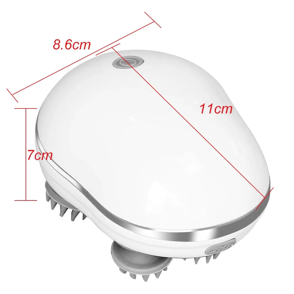 Electric Deep Tissue Scalp Head Massager Antistress Relax Body Massage Remove Muscle Tension Tiredness Vibrating Massageador