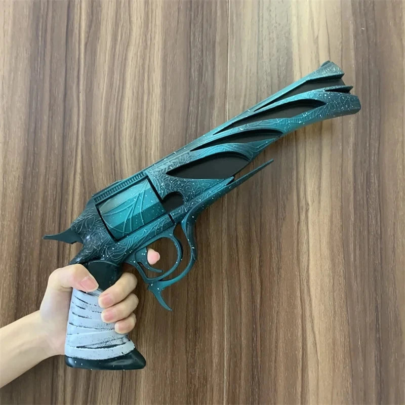 Revolver Guns Model Prop No Shotting Weapons Cosplay Laser Rifle Gun Safety PU Rubber Halloween Gift Toys