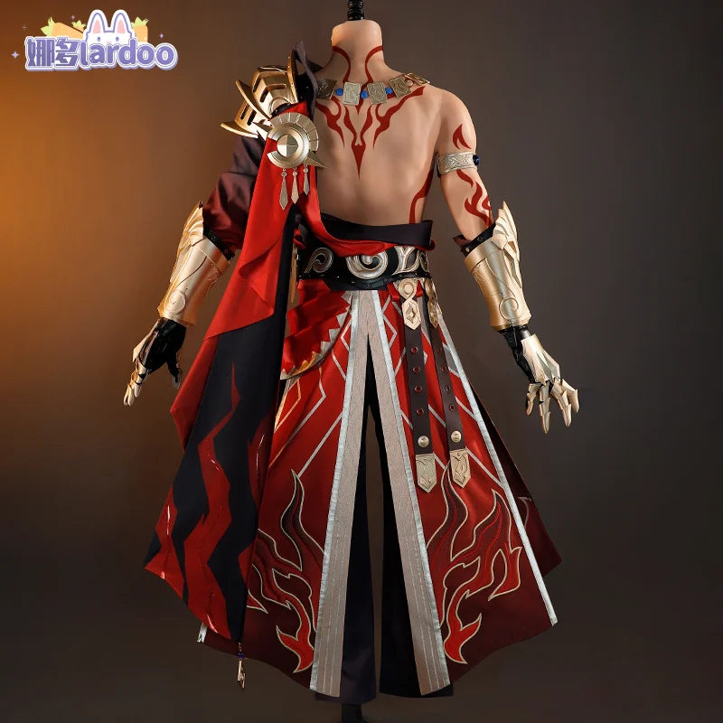 Mydei Cosplay Costume Honkai Star Rail Mydeimos Uniform Earrings Tattoo Stickers Halloween Party for Women Men Props