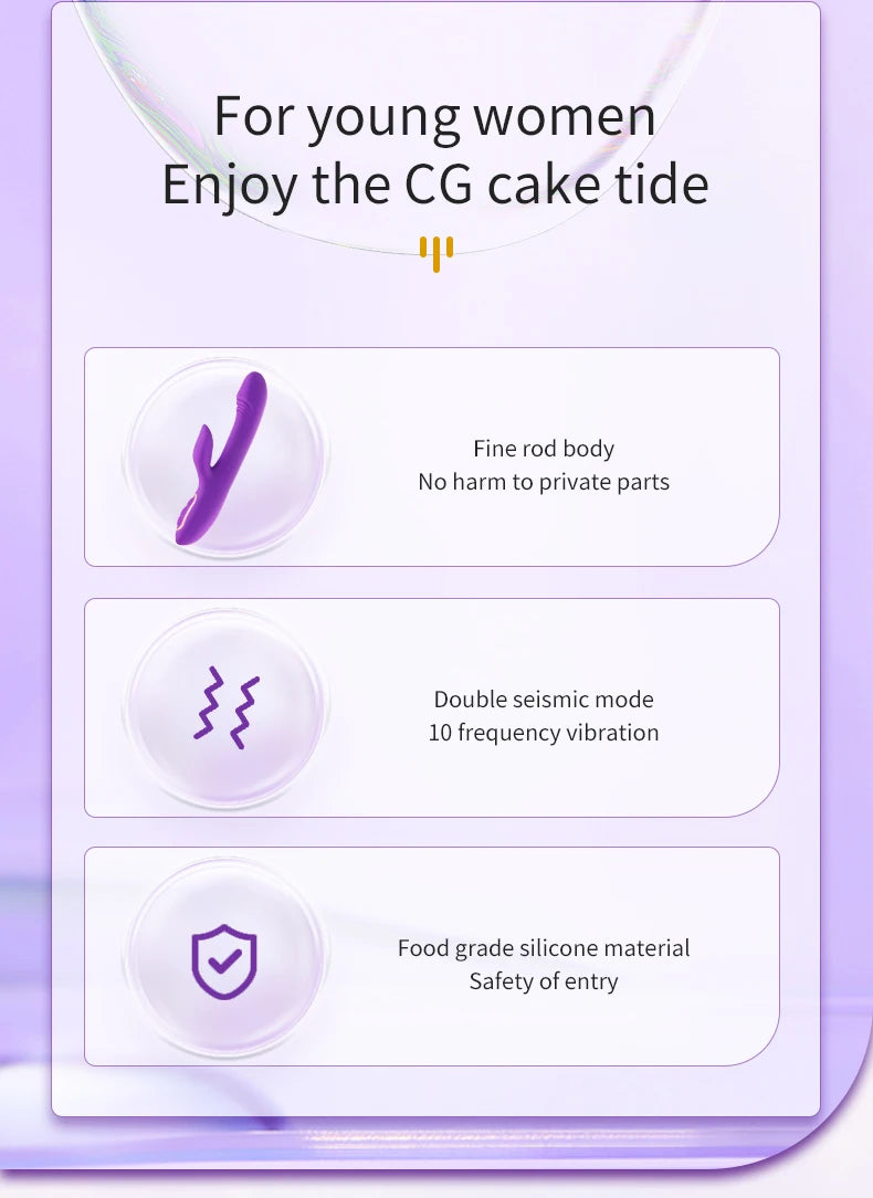 Vibrator for Women Vagina Clitoris Massarger Erotic Toys Soft Skin Feeling Sex Products for Adults