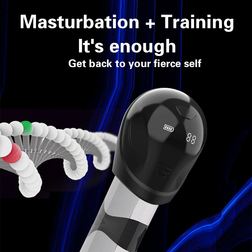 Glans Vibrator Penis Enlargerment Trainer Vibrator Masturbators for Men 10 Speeds Glans Stimulater Massager Adult Sex Toys