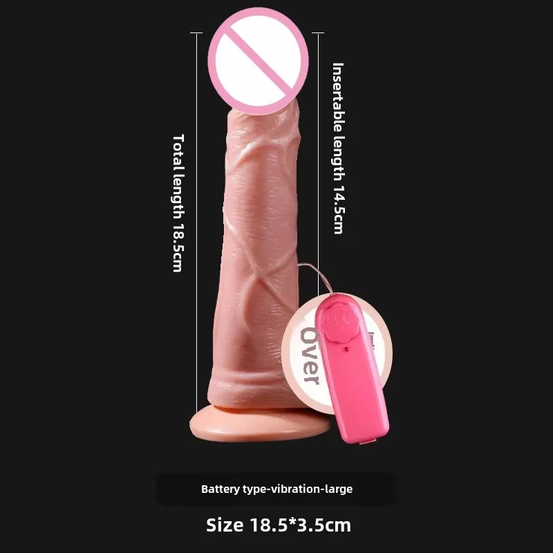 Rotating Remote Control Dildo Vibrator Realistic Penis Gay Suction Cup Masturbator Couple Big Penis Female Sex Toys  Big Dildo V