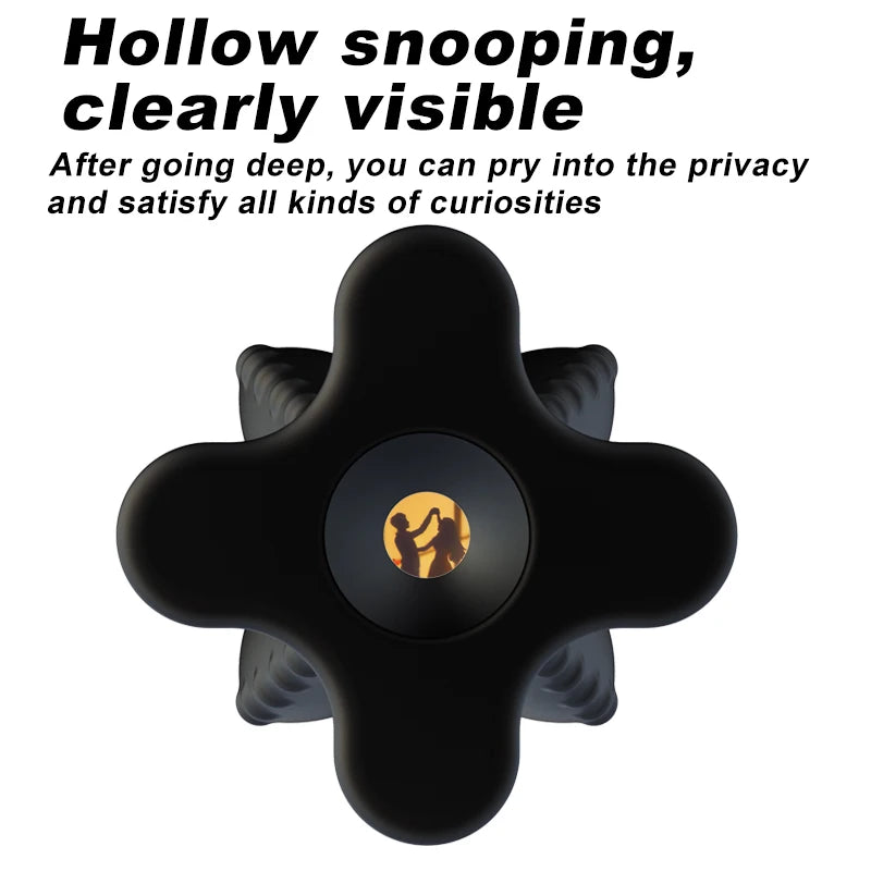 Hollow Anal Plug With plug Prevent liquid leakage Recklessly peeping Easy Enema Vaginal Anal masturbation Butt Plug BDSM Sex Toy