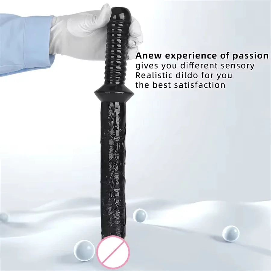 Handheld Sticks Anal Plug Male Female Backyard Anal Sex Expansion Extra Long Dildo Vaginal Anal Masturbation Sex Toy