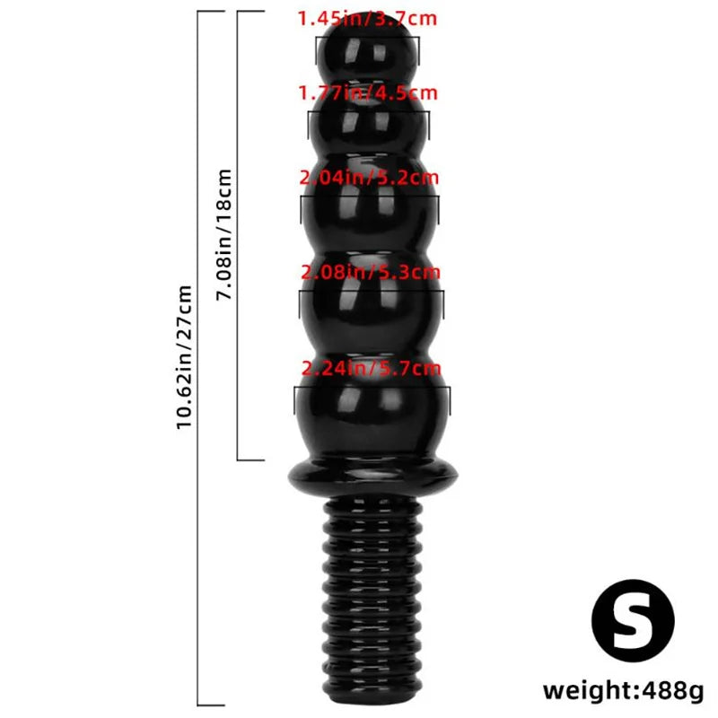 Huge Anal Plug Dildo with Handle ButtPlug Anal Bead Vagina Anus Dilator Prostate Massage Sex Toys for Women Men Masturbation 18+