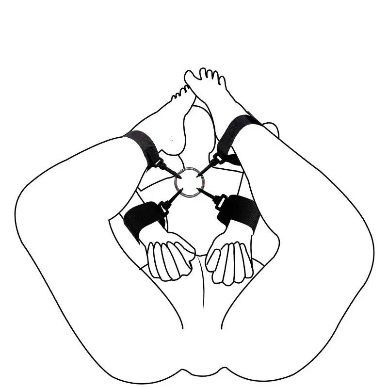 Adult Erotic Bdsm Bondage Fetish Slave Handcuffs & Ankle Cuffs Sex Toys For Women Couples Games No Vibrators Butt Plug Sex Shop