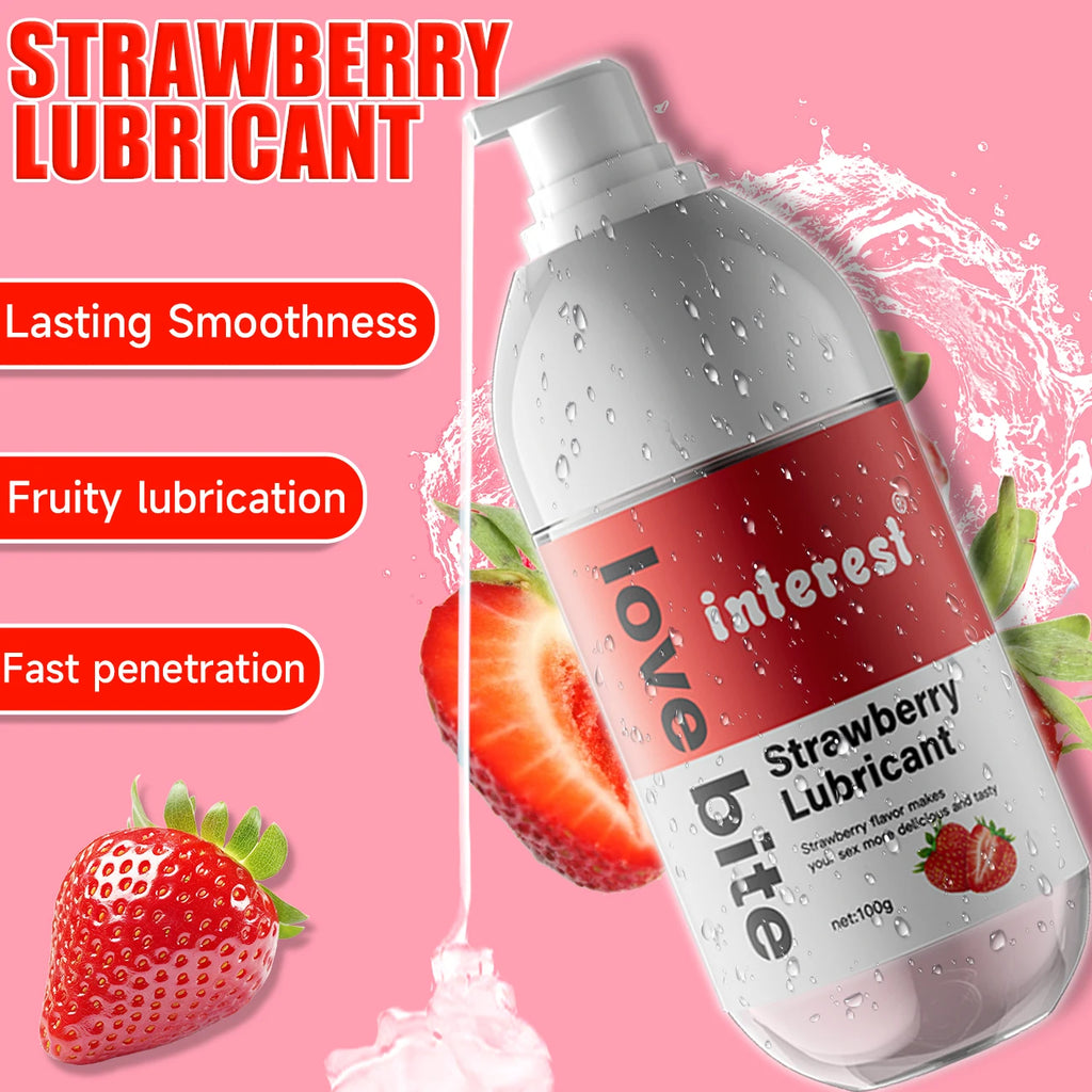 Water-Soluble Lubricating Gel With Fruity Aroma Anal Vaginal Massage Oil Easy Clean Romantic Hypoallergenic Adult Sex Products