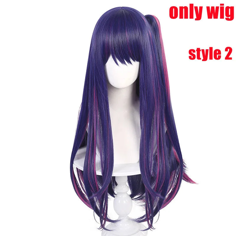 Anime OSHI NO KO Ai Hoshino Cosplay Costume Dress Lolita Skirt Pink Uniform Halloween Carnival Party Clothes