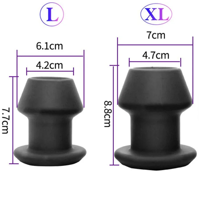 Huge Hollow Tunnel Butt Plugs And Tunnels Big Plug Anal Sex Toys For Woman Dilatador Gay Ass Men Adults Anus Cleaning Erotic