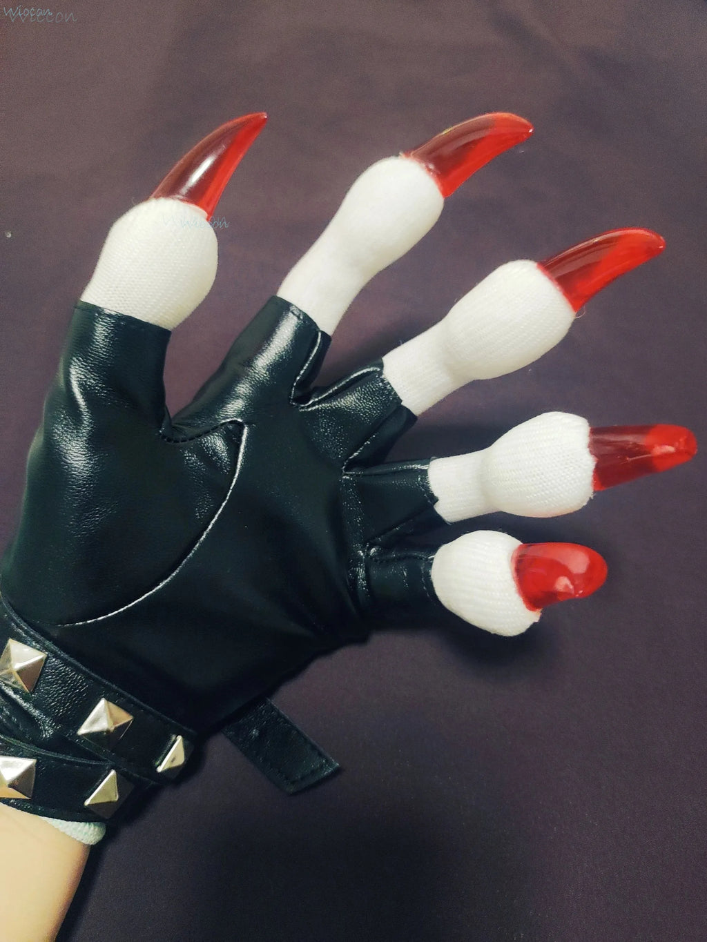 Furry Gloves Kig Fursuit Paws Kigurumi Cosplay Plush Gloves& Handwear Summer Gloves Claw Black White Multicolor Claw Furry Suit