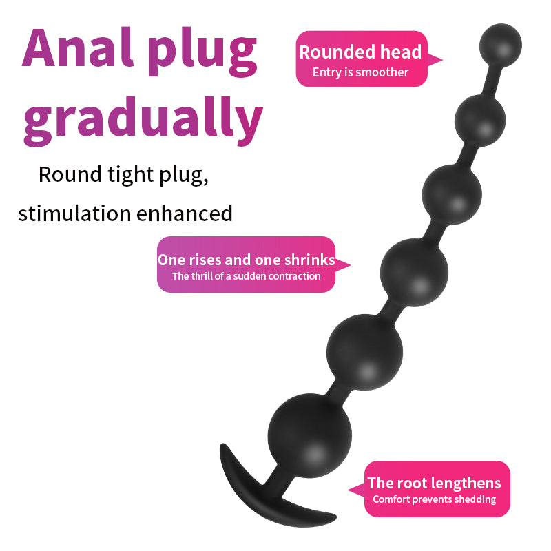 Bdsm Silicone Big Anal Plug Anal Beads Anus Masturbation Butt Plugs Erotic Flirt Sex Toys Prostate Massage for Couple Men Women