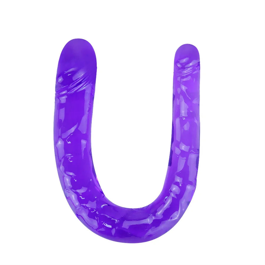 Double Dildo Realistic Mini Soft Dildo Lesbian Masturbator Flexible Fake Penis For Women Vaginal Anal Plug Sexy Toys Adult Games