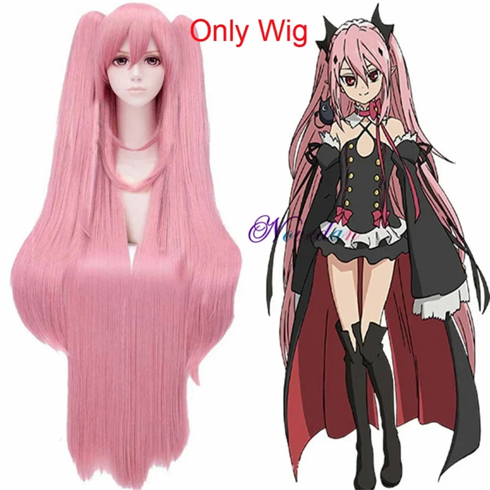 Seraph Of The End Krul Tepes Cosplay Costume Uniform Wig Anime Owari no Seraph Vampire Witch Cosplay Halloween Costume For Women
