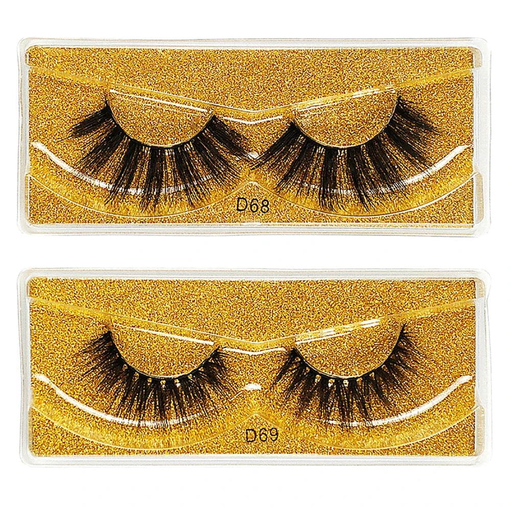 20 Pairs Lashes Bulk Wholesale Natural Fluffy Wispy False Eyelashes Pack Makeup Soft Thick Fake Eyelash 3d Mink Lashes Bulk