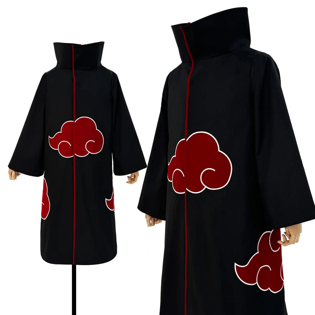 HOLOUN Naru Anime Uchiha Sasuke Uchiha Itachi Cosplay Costume Cloak Embroidery Hawk Team Uniform Adult Convention S-2XL
