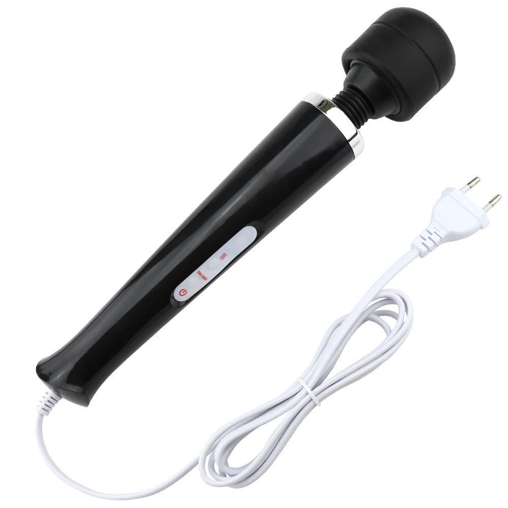 Big Powerful AV Vibrator Electric Adjustable Modes G-spot Dildo Clitoral Stimulator Body Muscle Relaxation Erotic Adult Sex Toys