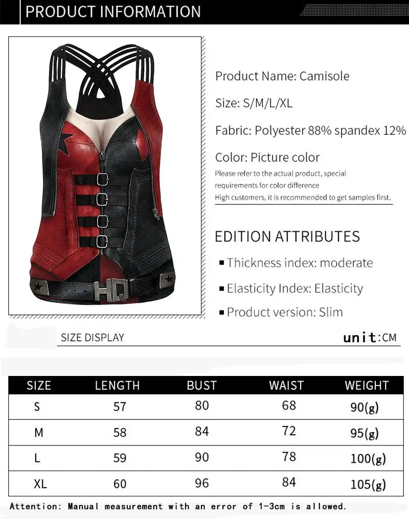 [You're My Secret] Clown Women Cosplay Costume Halloween Dress Up Matching Set Carnival Party Dress Leggings Cool Bodysuit