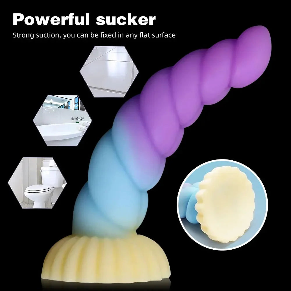 Realistic Monster Dildo for Women Anal Dildo with Strong Suction Cup Silicone Dragon Dildo Prostate Massager Sex Toys for Men