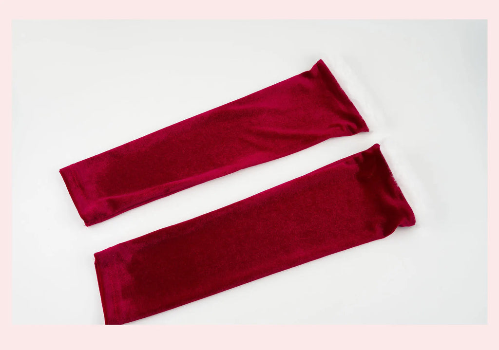 Anime Christmas Uniform Bodysuit with Cloak Red Stockings Outfits Cosplay Costumes New Year Plush Nightgown Underwear Outfits